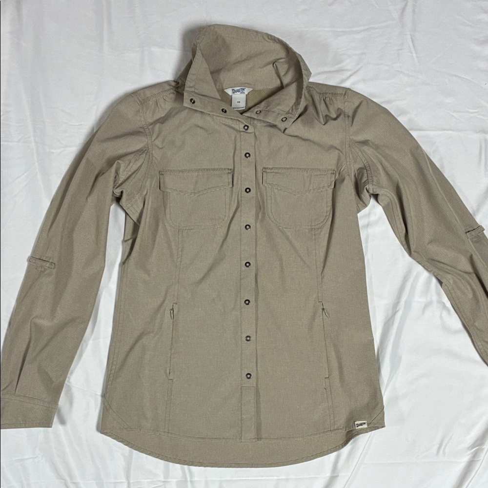 Duluth Trading Women’s Sol Survivor Sun Protection Shirt Jac - Picture 2 of 7